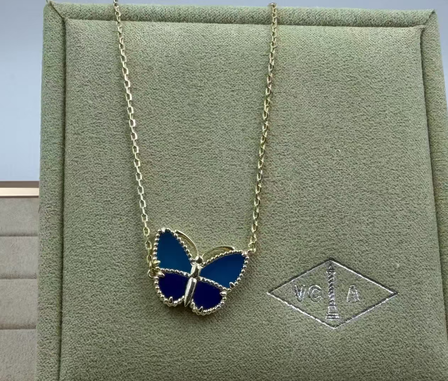 [Marin-Jewelry]BUTTERFLY BLUE   NECKLACE