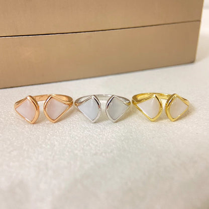 [⭐Marins]DOUBLE SKIRT PATTERN OPEN RING