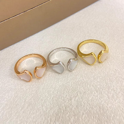[⭐Marins]DOUBLE SKIRT PATTERN OPEN RING