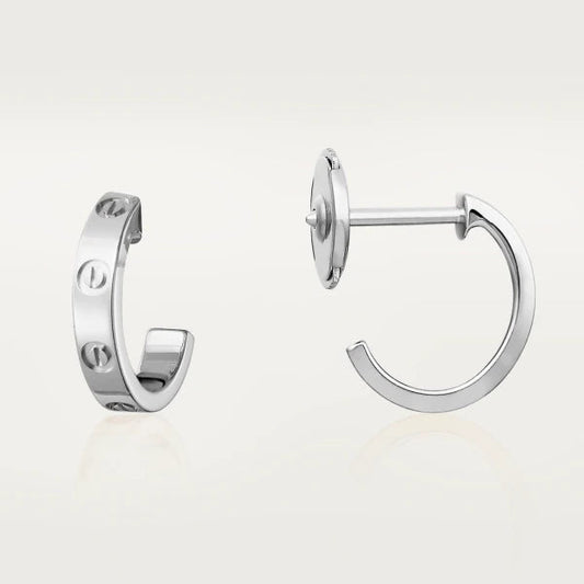 [Marin-Jewelry]BOUCLES D'OREILLES CŒUR 2,65 MM ARGENT