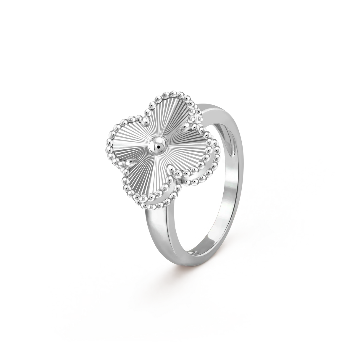 [Marin-Bijoux]BAGUE TRÈFLE ARGENT