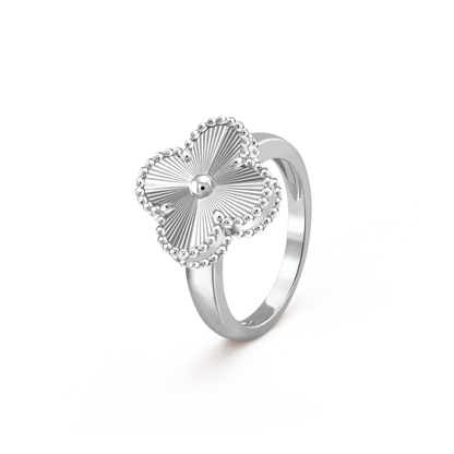 [Marin-Bijoux]BAGUE TRÈFLE ARGENT