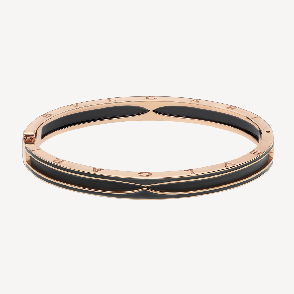 [⭐Marins]ZERO 1 PINK GOLD WITH MATTE BLACK CERAMIC BRACELET