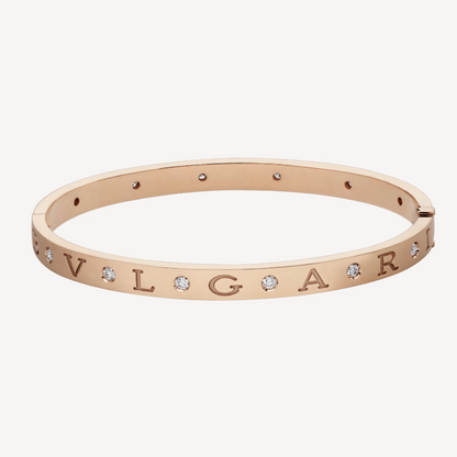 [⭐Marins]ZERO 1 PINK GOLD 12 DIAMONDS BRACELET