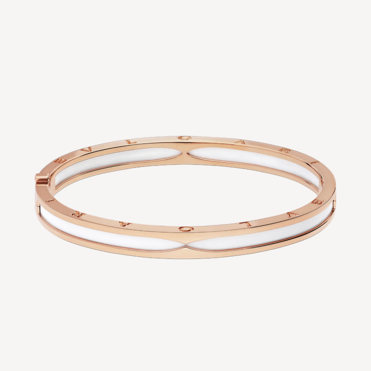 [⭐Marins]ZERO 1 PINK GOLD WITH WHITE CERAMIC BRACELET