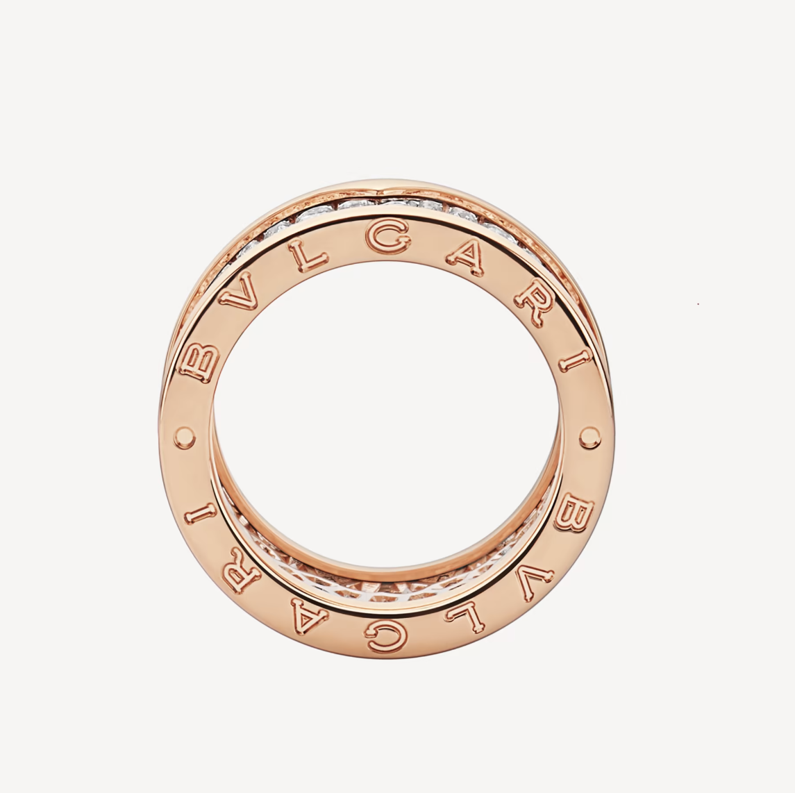 [⭐Marins]ZERO 1 WITH PAVED DIAMONDS ON THE SPIRAL RING