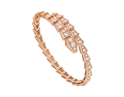 [⭐Marins]SERPENTI BRACELET 6.8MM PINK GOLD DIAMOND