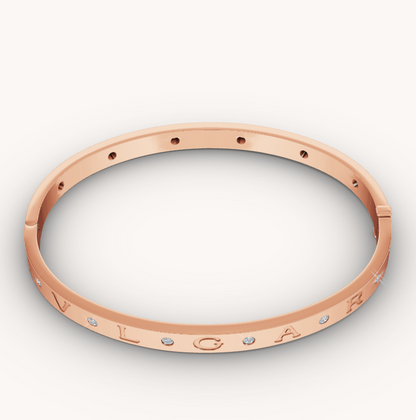 [⭐Marins]ZERO 1 PINK GOLD 12 DIAMONDS BRACELET