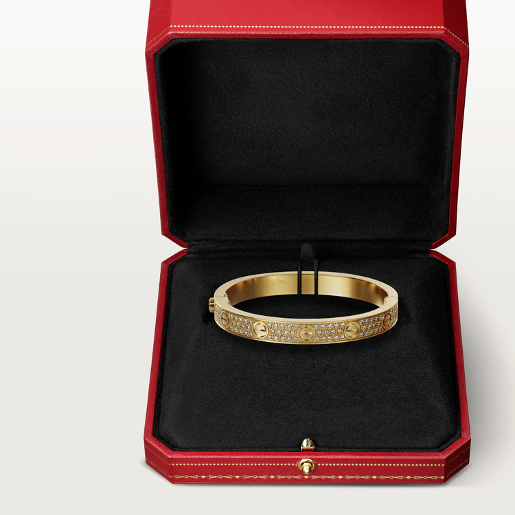 [Marin-Jewelry]LOVE BRACELET 6.1MM DIAMOND-PAVED