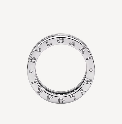 [⭐Marins]ZERO 1 WITH PAVED DIAMONDS ON THE SPIRAL RING