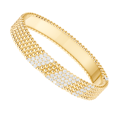 [Marin-Jewelry]Five-row diamond bracelet