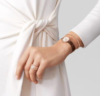 [Marin-Jewelry]Five-row diamond ring