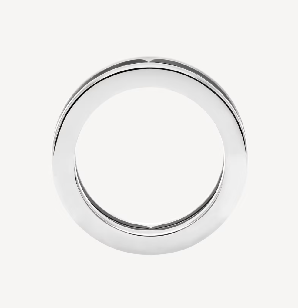 [⭐Marins]ZERO 1 ONE-BAND WITH OPENWORK LOGO SPIRAL RING