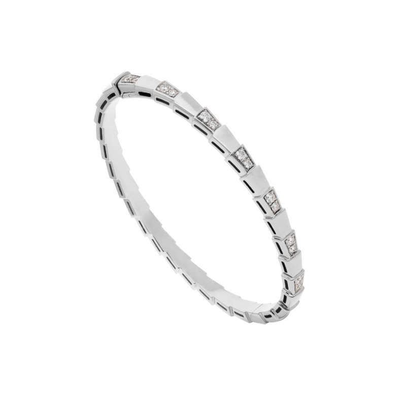 [⭐Marins]SERPENTI BRACELET SILVER DIAMOND