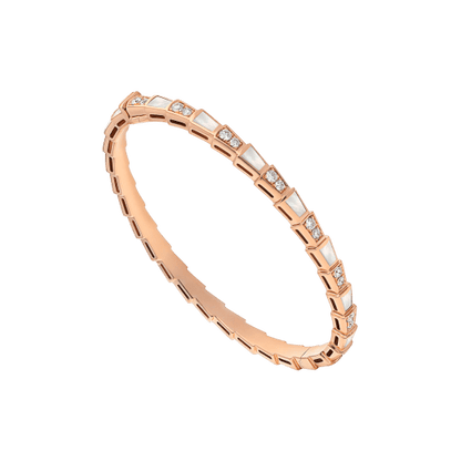 [⭐Marins]SERPENTI BRACELET PINK GOLD MOP DIAMOND