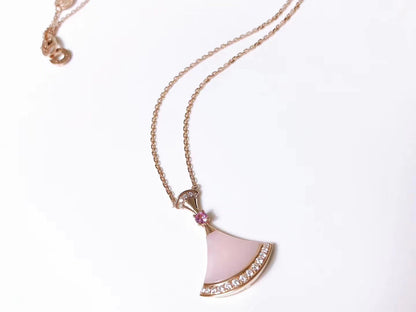 [⭐Marins]DREAM NECKLACE PINK MOP DIAMOND