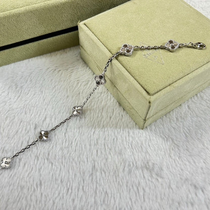 [Marin-Jewelry]クローバー6モチーフ ダイヤモンドブレスレット