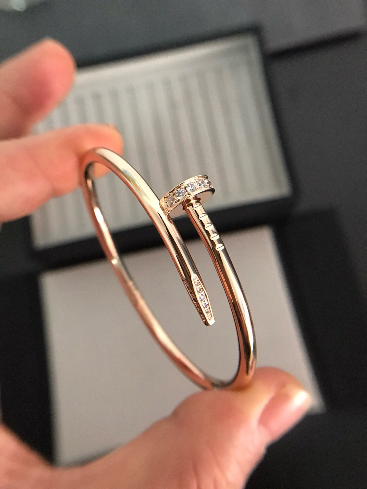 [Marin-Jewelry]JUSTE BRACELET 3.5MM DIAMONDS