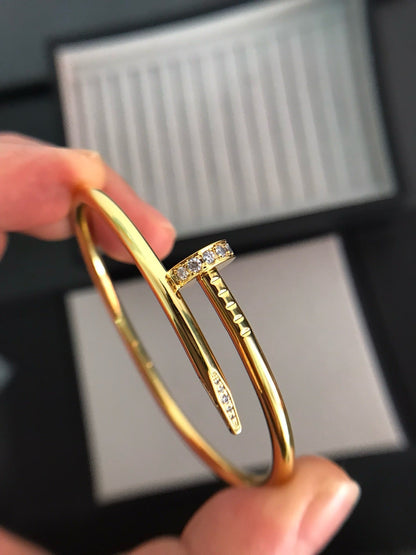 [Marin-Jewelry]JUSTE BRACELET 3.5MM DIAMONDS