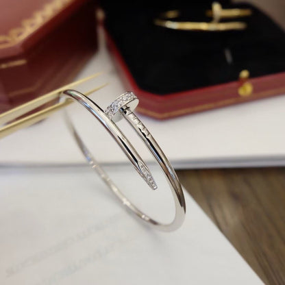 [Marin-Jewelry]JUSTE BRACELET 3.5MM DIAMONDS