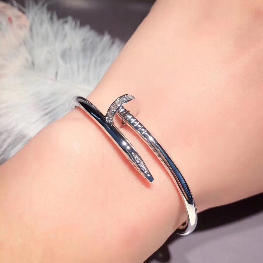 [Marin-Jewelry]JUSTE BRACELET 3.5MM DIAMONDS