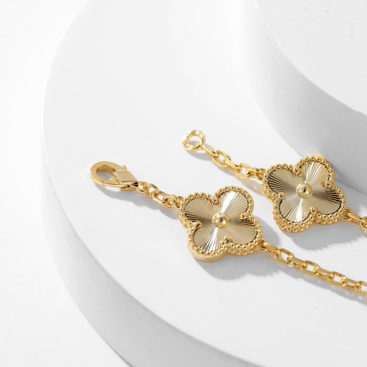 [Marin-Jewelry]CLOVER 10 MOTIFS LASER NECKLACE