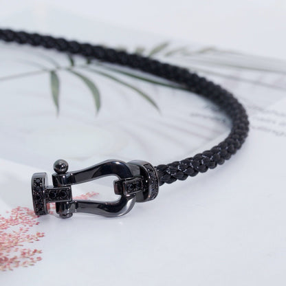 [Marin-Jewelry]FORCE LARGE SERIES ホースシュー ブラック侍 ブレスレット