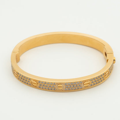 [Marin-Jewelry]LOVE BRACELET 6.1MM DIAMOND-PAVED