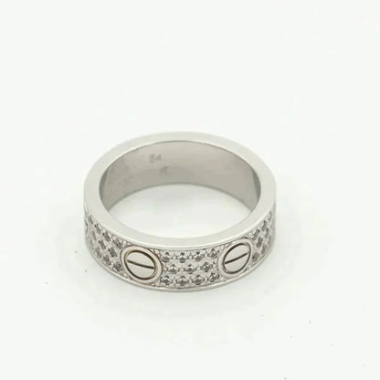 [Marin-Jewelry]LOVE RING 5.5MM DIAMONDS PAVED