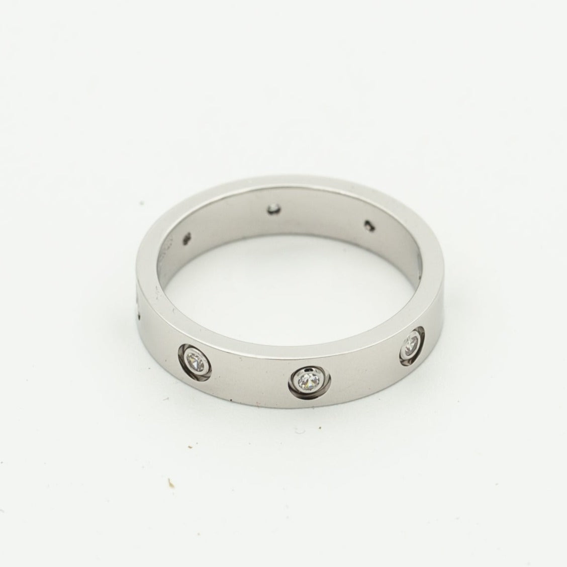 [Marin-Jewelry]LOVE RING 3.6MM 8 DIAMONDS