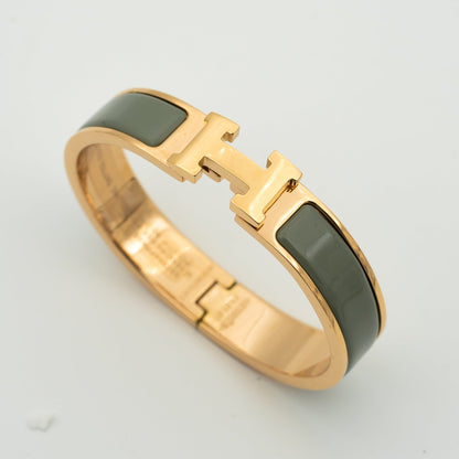 [Marin-Jewelry]H BRACELET BLUE GREEN 12MM