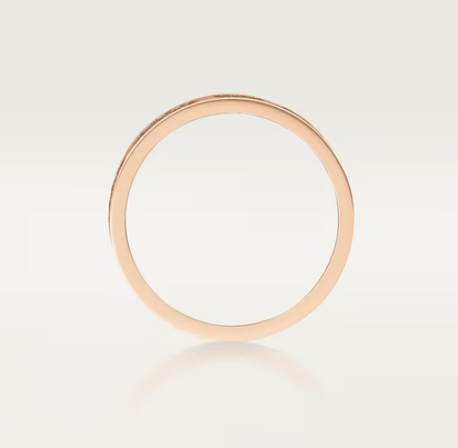 [Marin-Jewelry]LOVE RING 4mm-wide full-diamond ring Marin-Jewelry Gold
