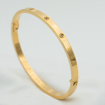 [Marin-Jewelry]LOVE BRACELET 3.65MM 10 DIAMONDS