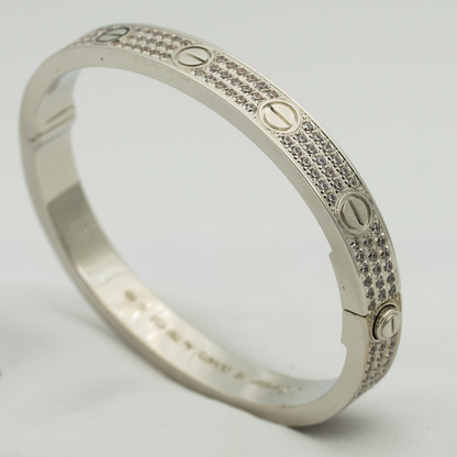 [Marin-Jewelry]LOVE BRACELET 6.1MM DIAMOND-PAVED