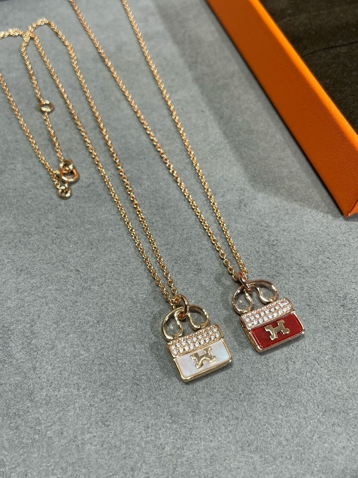 [Marin-Jewelry]H CIRCE MOISSANITE PENDENTIF COLLIER OR