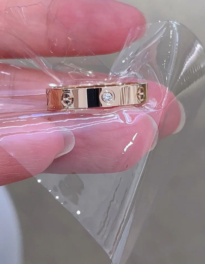 [Marin-Jewelry]LOVE RING 4MM 1ダイヤモンド