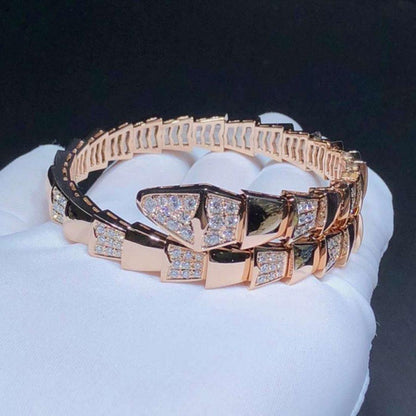 [⭐Marins]SERPENTI BRACELET PINK GOLD DIAMOND