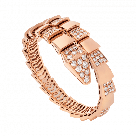 [⭐Marins]SERPENTI BRACELET PINK GOLD DIAMOND