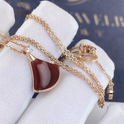 [⭐Marins]DREAM NECKLACE CARNELIAN 1 DIAMOND