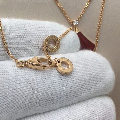 [⭐Marins]DREAM NECKLACE CARNELIAN 1 DIAMOND