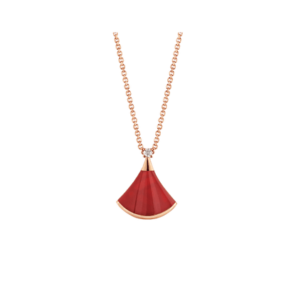 [⭐Marins]DREAM NECKLACE CARNELIAN 1 DIAMOND