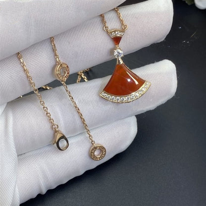 [⭐Marins]DREAM NECKLACE CARNELIAN DIAMOND