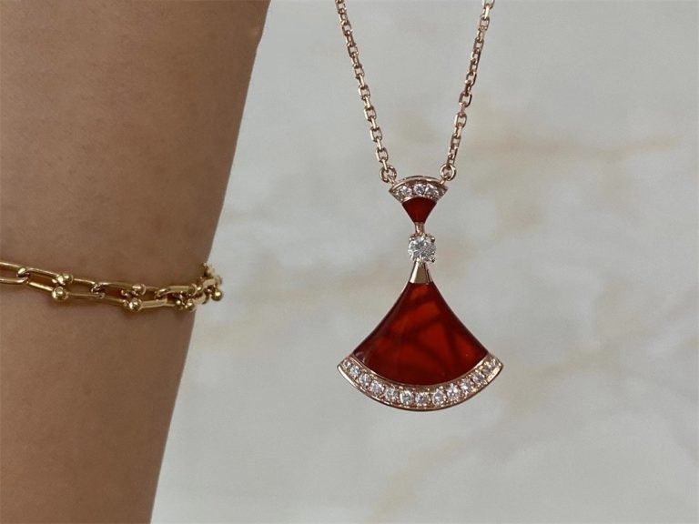 [⭐Marins]DREAM NECKLACE CARNELIAN DIAMOND