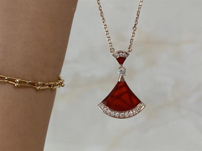 [⭐Marins]DREAM NECKLACE CARNELIAN DIAMOND