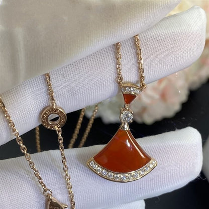 [⭐Marins]DREAM NECKLACE CARNELIAN DIAMOND
