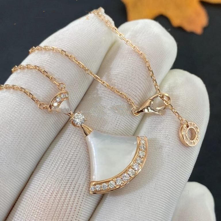 [⭐Marins]DREAM NECKLACE MOP PINK GOLD DIAMOND