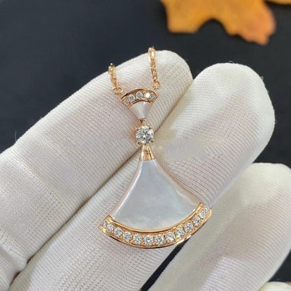 [⭐Marins]DREAM NECKLACE MOP PINK GOLD DIAMOND