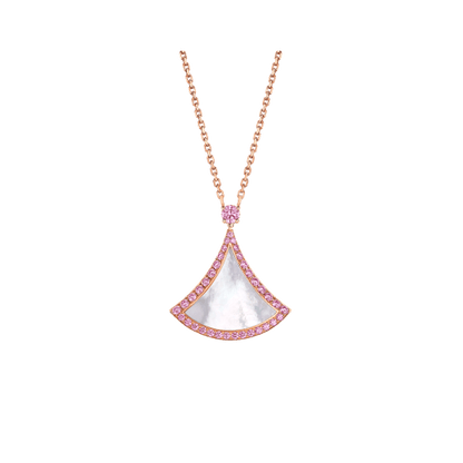 [⭐Marins]DREAM NECKLACE MOP DIAMOND PINK
