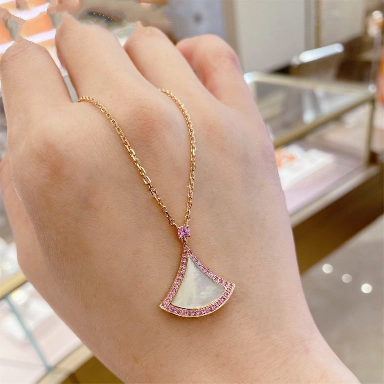 [⭐Marins]DREAM NECKLACE MOP DIAMOND PINK