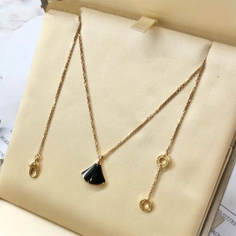 [⭐Marins]DREAM NECKLACE ONYX 1 DIAMOND